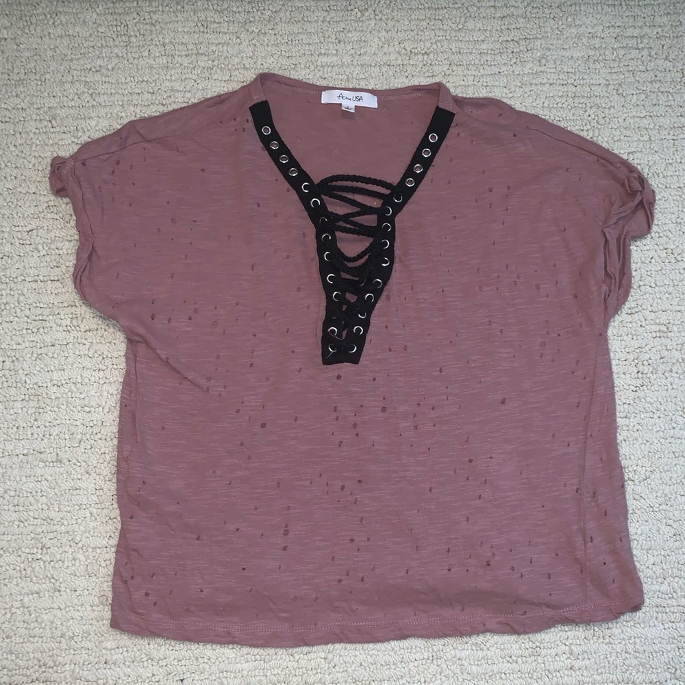 Active USA rose t shirt size s